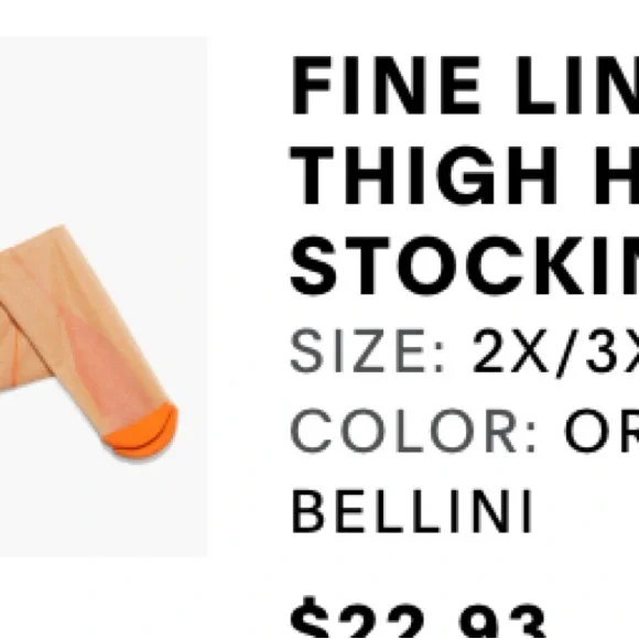 Savage x Fenty Perfect Poppies set Orange Lace Bustier with Garter & Stockings - Picture 3 of 4